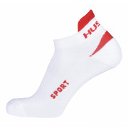 Čarape Husky Sport bijela/crvena