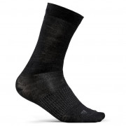 Muške čarape Craft 2-Pack Wool Liner crna