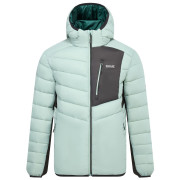 Muška hibridna jakna Regatta Hooded Leedre Hybrid svijetlo zelena GlacrGrn/Blk