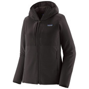 Ženska funkcionalna dukserica Patagonia W's R2 CrossStrata Hoody crna Black