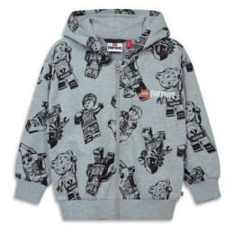 Dječja dukserica Lego Wear Lwsian 702 Grey siva Grey melange