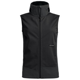 Ženski prsluk Ortovox Ortler Softshell Plus Vest crna Black Raven