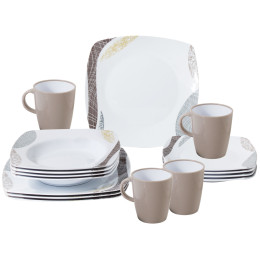 Set posuđa Brunner Khadi Melamine Set bijela