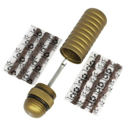 Set za popravak Peaty´s Holeshot Tubeless Puncture Plugger žuta Bourbon
