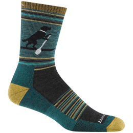 Muške čarape Darn Tough Willoughby Micro Crew Lightweight With Cushion plava dog pond