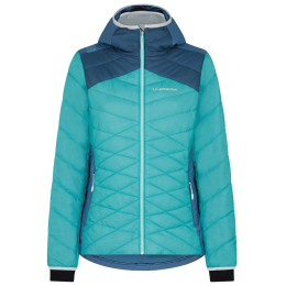 Ženska jakna La Sportiva Mythic Primaloft Jkt W 2021 plava Aquarelle/Atlantic