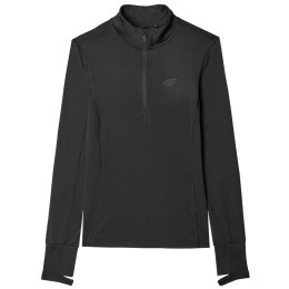 Ženska funkcionalna dukserica 4F Brushed Underwear F079 crna DEEP BLACK