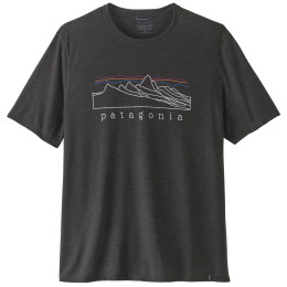 Muška majica Patagonia Men's Capilene Cool Trail Shirt - Stratapeaks crna Ink Black