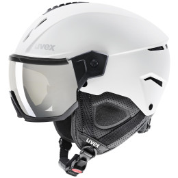 Skijaška kaciga Uvex Instinct Visor bijela white-black mat