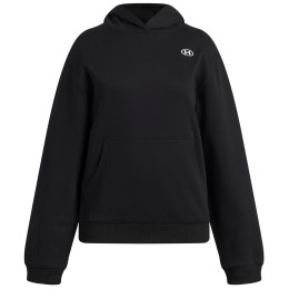 Dječja dukserica Under Armour G Rival Fleece Hoodie Ultimate Black crna Ultimate Black / / White