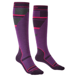Dječje čarape Bridgedale Ski Mountain Junior Ljubičasta purple/grey/070