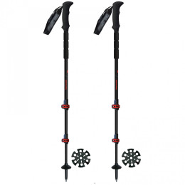 Trekking štapovi Hannah Speed Hike Fl crna/crvena