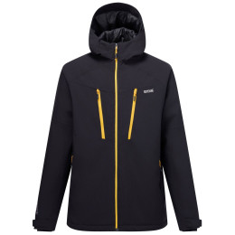 Muška zimska jakna Regatta Highton Stretch Padded Jacket crna/žuta Black(Sunst)