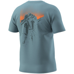 Muška majica Dynafit Back Graphic Co T-Shirt M plava 3161 - smoke blue/APPROACH