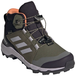 Dječja obuća Adidas Terrex Mid Gtx K 2024 tamno zelena OLISTR/SILDAW/AMBTIN