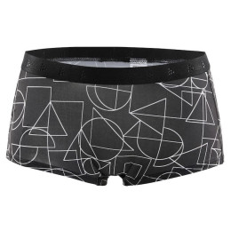 Ženske bokserice Craft Boxerky Greatness Waistband W crna/bijela Blackwhite