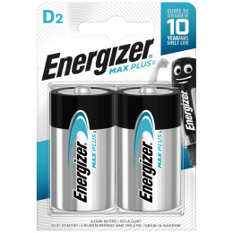 Baterija Energizer Max Plus veliki monocell D srebrena