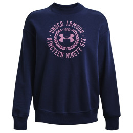 Ženska dukserica Under Armour Rival Fleece Crest Grp Crew tamno plava