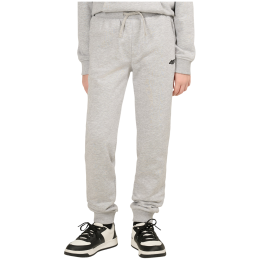 Dječja trenerka 4F Trousers Cas M1828 Cold Light Grey Melange siva Cold Light Grey Melange