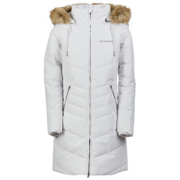 Ženska duga jakna Fundango Puppis Padded Jacket svijetlo siva stone