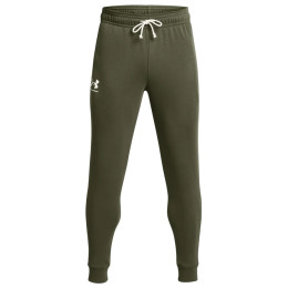 Muške trenerke Under Armour Rival Terry Jogger tamno zelena Marine OD Green/Onyx White