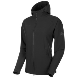 Ženska jakna Mammut Macun SO Hooded Jck. W crna Black