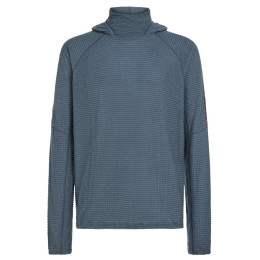 Muška dukserica Icebreaker Men Mer 400 RealFleece Grid Pulover Hood plava/siva Abyss