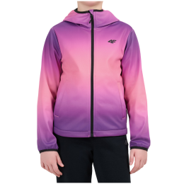 Dječja softshell jakna 4F Softshell Jacket F603 Multicolour 3 Allover ružičasta Multicolour 3 Allover