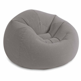 Stolica na napuhavanje Intex Beanless Bag Chair siva