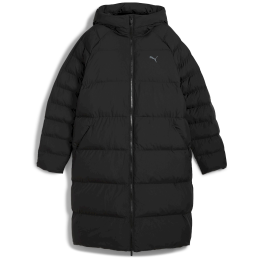 Ženska duga jakna Puma Mono Hooded Parka crna PUMA Black