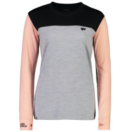 Ženska termo majica Mons Royale Yotei Bf Ls Dream State ružičasta/crna DreamState