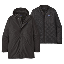 Muška jakna Patagonia M's Heyes Peak 3-in-1 Parka crna Black
