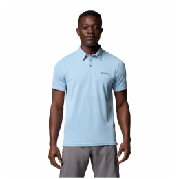 Muška majica Columbia Nelson Point Polo plava/siva Ripple Blue