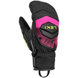 Rukavice za skijanje Leki WCR Core TR Mitt crna/ružičasta black-neonpink-neonyellow