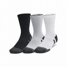 Set čarapa Under Armour Unisex Perf Tech 6Pk Crew crna/bijela ModGray/ModGray/JetGray