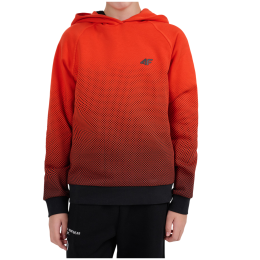 Dječja dukserica 4F Sweatshirt M2687 Multicolour 4 Allover crvena/crna Multicolour 4 Allover
