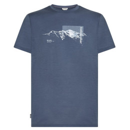 Muške funkcionalne majice Icebreaker Men M 150 Tech Lite SS Tee Pure Altitude siva/plava Dawn