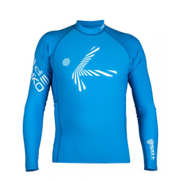 Muška majica Hiko SHADE PLUSH dl. r. plava ProcessBlue