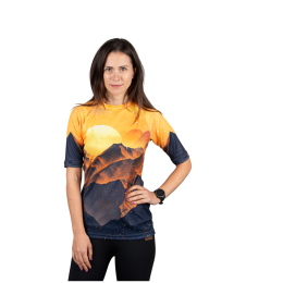 Ženska funkcionalna majica Drexiss All Sunset Yellow Coolmax
