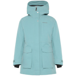 Ženska hibridna parka jakna Didriksons Harriet Wns Parka svijetlo plava Factory Blue
