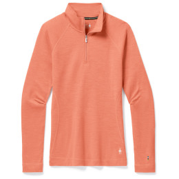 Ženska termo majica Smartwool W Classic Thermal Merino BL 1/4 ZB svijetlo narančasta
