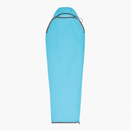 Umetak za vreću za spavanje Sea to Summit Breeze Liner Mummy Compact plava Blue Atoll