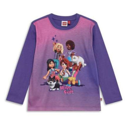 Dječja majica Lego Wear Lwtuna 602 Purple Ljubičasta Purple