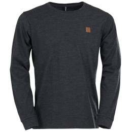 Muške funkcionalne majice Fundango Justin Longsleeve T-shirt crna black heather