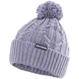 Kapa Salomon Ivy Beanie plava BLUE GRANITE
