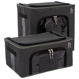 Kutija za skladištenje Bo-Camp Storage box set foldable M+L crna