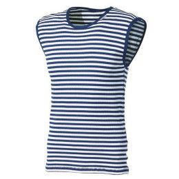 Majica Progress Triko MLs NSC 0BA plava/bijela Blue/WhiteStrip