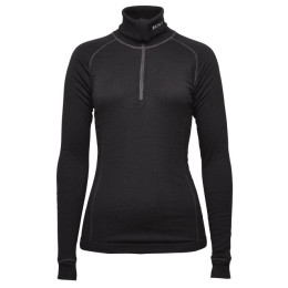 Ženska rolka Brynje of Norway Arctic Double Zip-polo crna Black