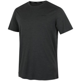 Muška majica MOOA Merino Lyolite 150 Short crna black melange