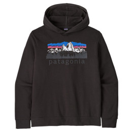 Muška dukserica Patagonia M's Fitz Roy Foothills Daily Hoody crna Black